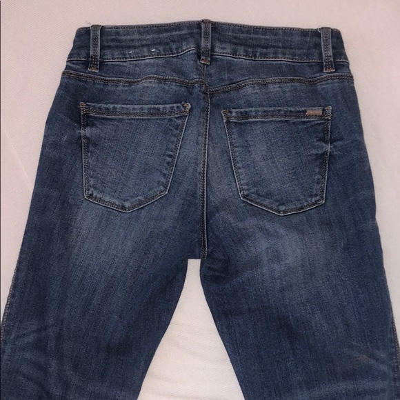 Leather lace up jeans - Picture 2 of 3